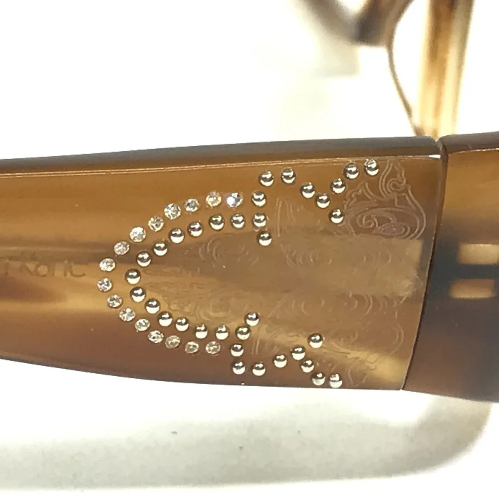 Karen Kane Eyeglasses Frames SCALLOP TULLE HONEY Rectangular Sparkly 51-16-135